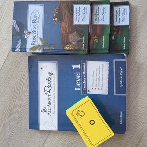 All About Reading Level 1 Teacher's Manual and Books